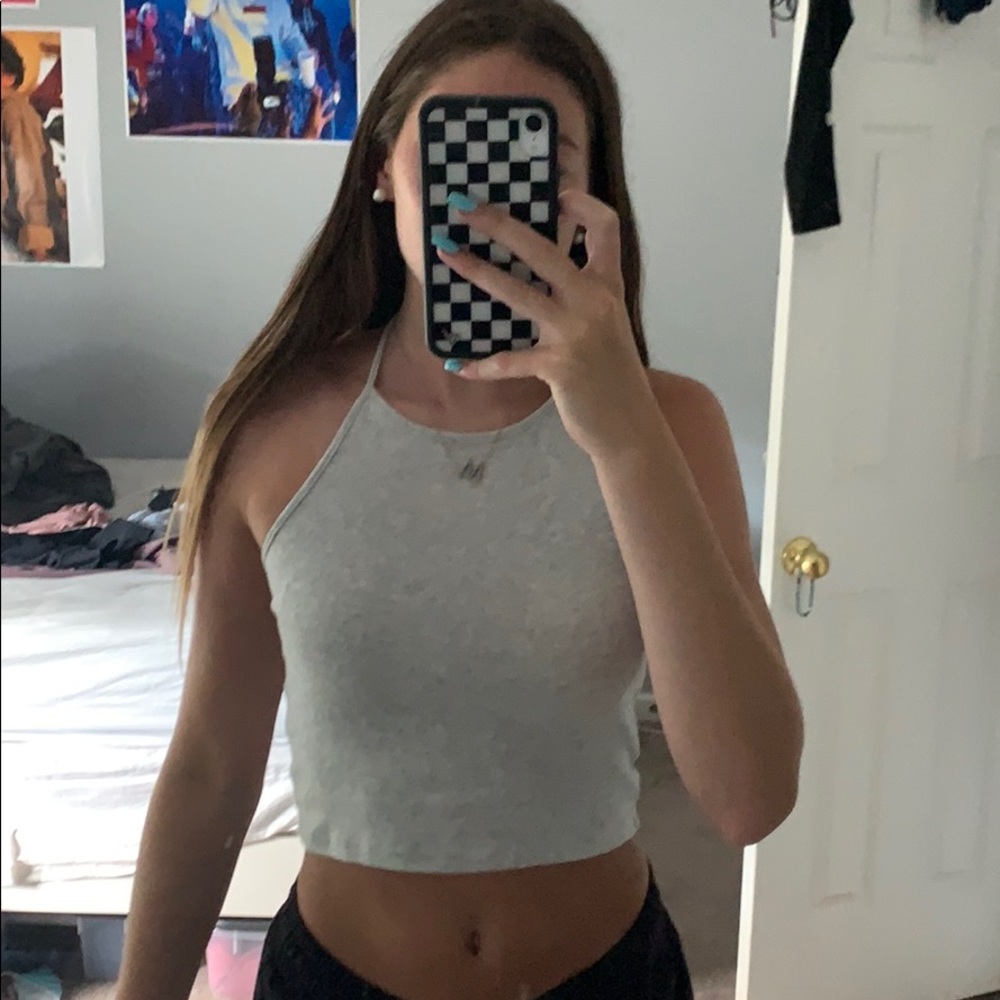 brandy melville halter crop top